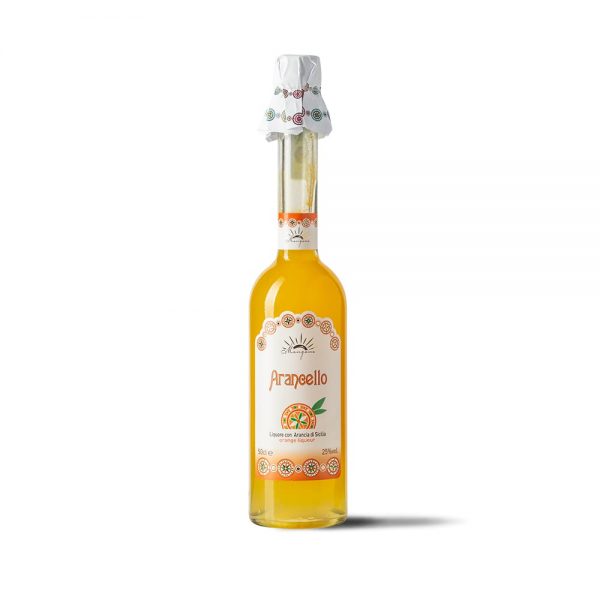 Arancello-Sicily-orange-liqueur- Arancello Mangano